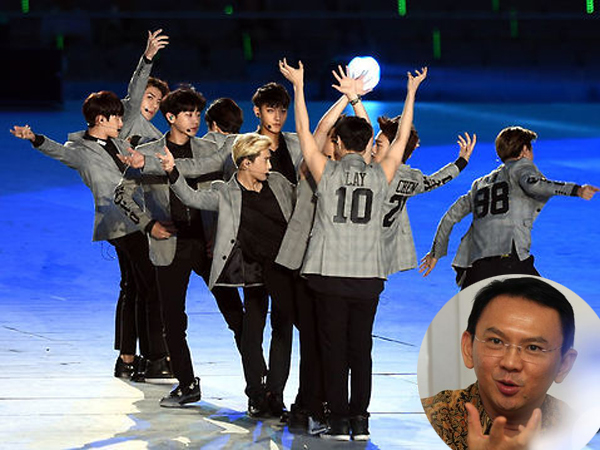 Nonton EXO di Asian Games 2014 Incheon, Ahok : "Saya Suka Mereka"